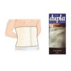 CINTURA ELASTICA DUPLA COLORE BIANCO MISURA 5