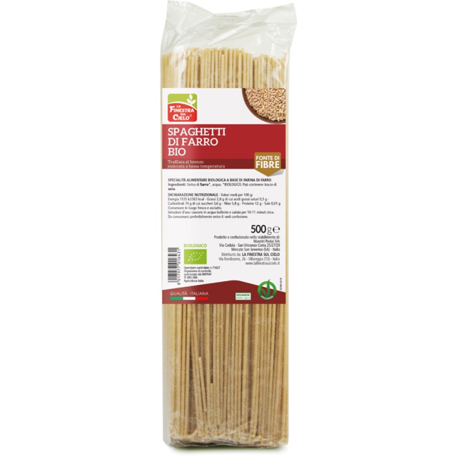 SPAGHETTI DI FARRO BIO 500 G SPAGHETTI DI FARRO BIO 500 G