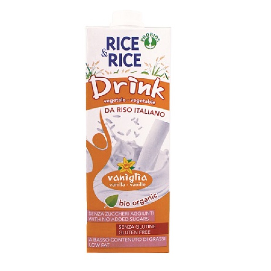 RICE&RICE BEVANDA DI RISO ALLA VANIGLIA 1 LITRO