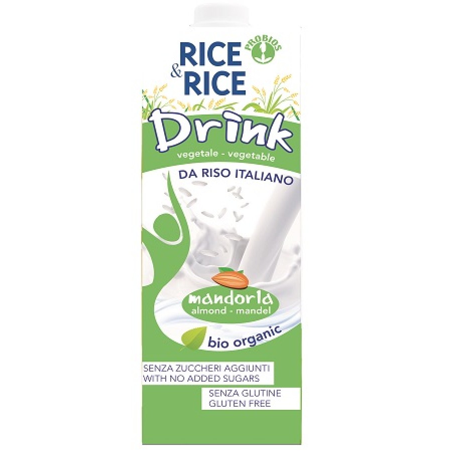 RICE&RICE BEVANDA DI RISO ALLE MANDORLE 1 LITRO