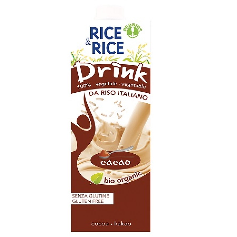 RICE&RICE BEVANDA DI RISO CON CACAO 1 LITRO