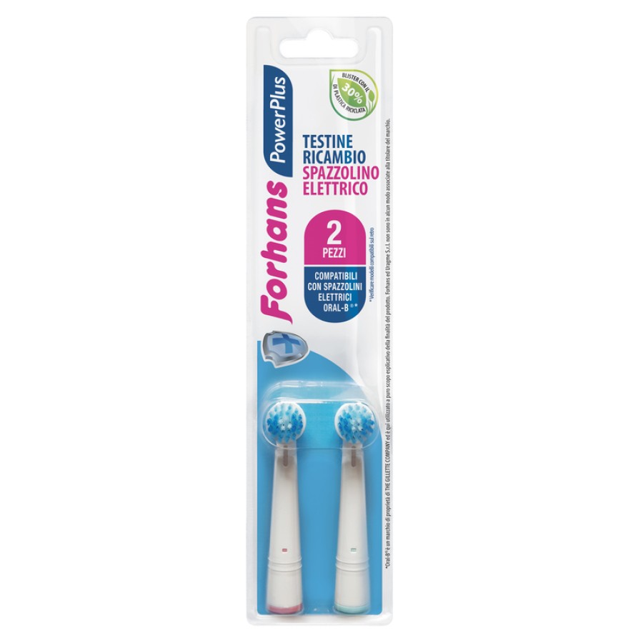 FORHANS POWER PLUS TESTINA 2 PEZZI RICAMBIO FORHANS POWER PLUS TESTINA 2 PEZZI RICAMBIO