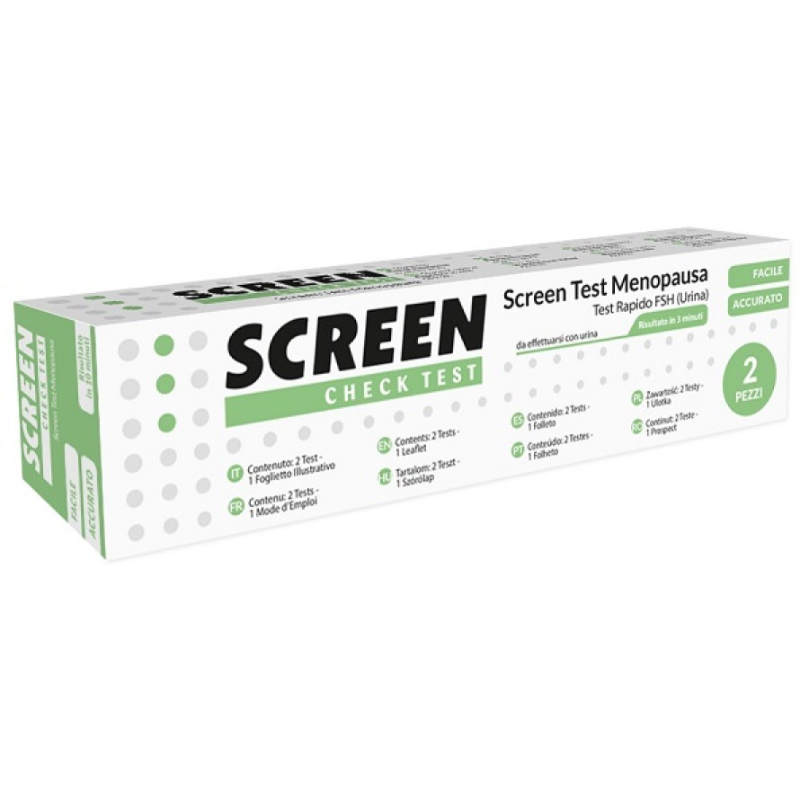 TEST RAPIDO FSH/MENOPAUSA SCREEN URINA 2 PEZZI