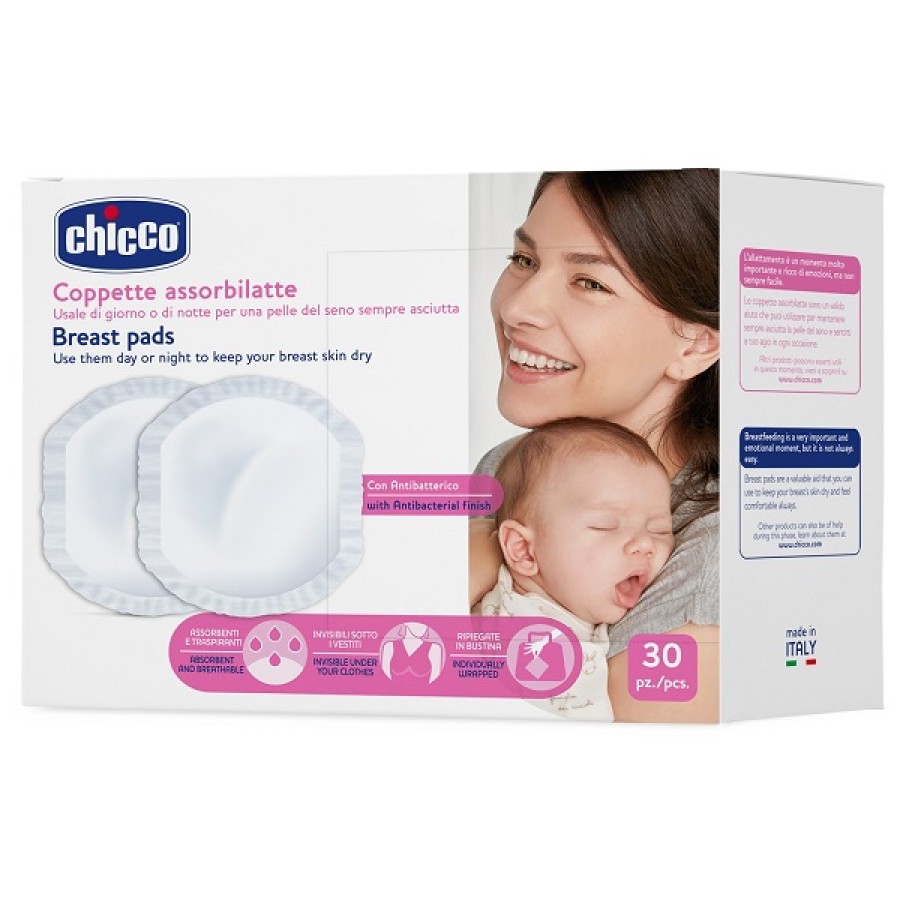 CHICCO COPPETTA ASSORBILATTE 30 PEZZI