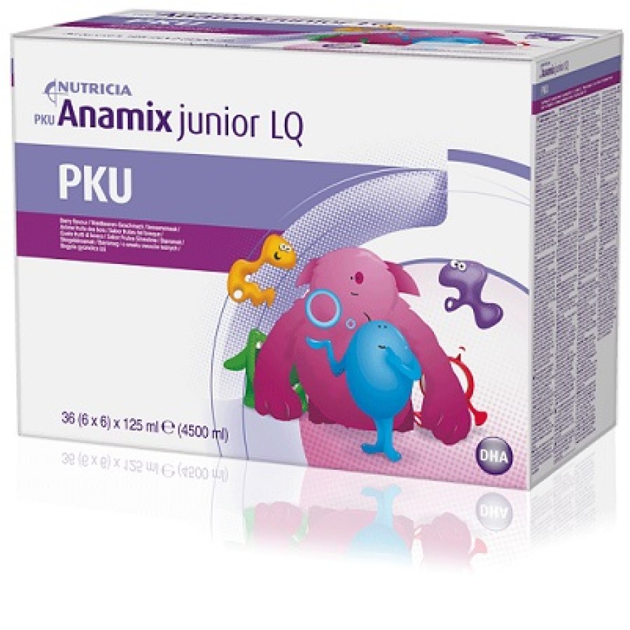 PKU ANAMIX JUNIOR LIQUID FRUTTI BOSCO 36 PEZZI