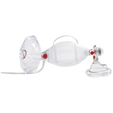 PALLONE RIANIMATORE MONOPAZIENTE AMBU SPUR II PER ADULTI PESO SUPERIORE A 30 KG VOLUME 1475 ML CON SACCA OSSIGENO VOLUME 2600 ML MASCHERA MISURA 5 E MEDIPORT