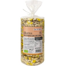 FIOR DI LOTO GALLETTE DI RISO NERO CON CURCUMA