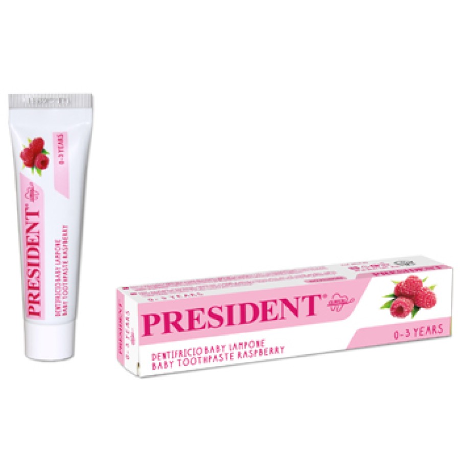 PRESIDENT BABY 0-3 DENTIFRICIO LAMPONE 30 ML PRESIDENT BABY 0-3 DENTIFRICIO LAMPONE 30 ML