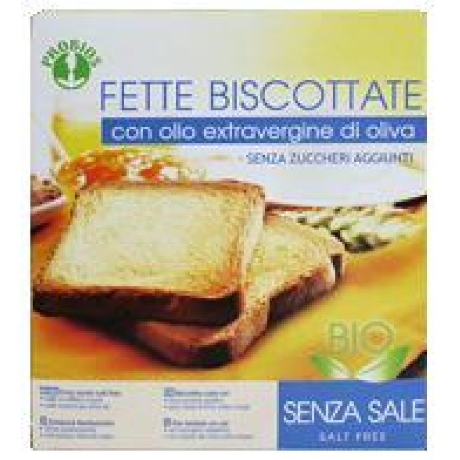 FETTE BISCOTTATE SENZA SALE SENZA ZUCCHERO 270 G FETTE BISCOTTATE SENZA SALE SENZA ZUCCHERO 270 G