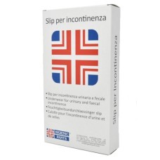 MUTANDINA PER INCONTINENZA CON BOTTONI STANDARD  COLORE BIANCO  MISURA 3