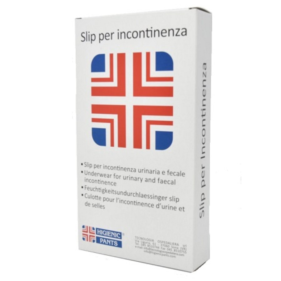 MUTANDINA PER INCONTINENZA CON BOTTONI STANDARD  COLORE BIANCO  MISURA 3