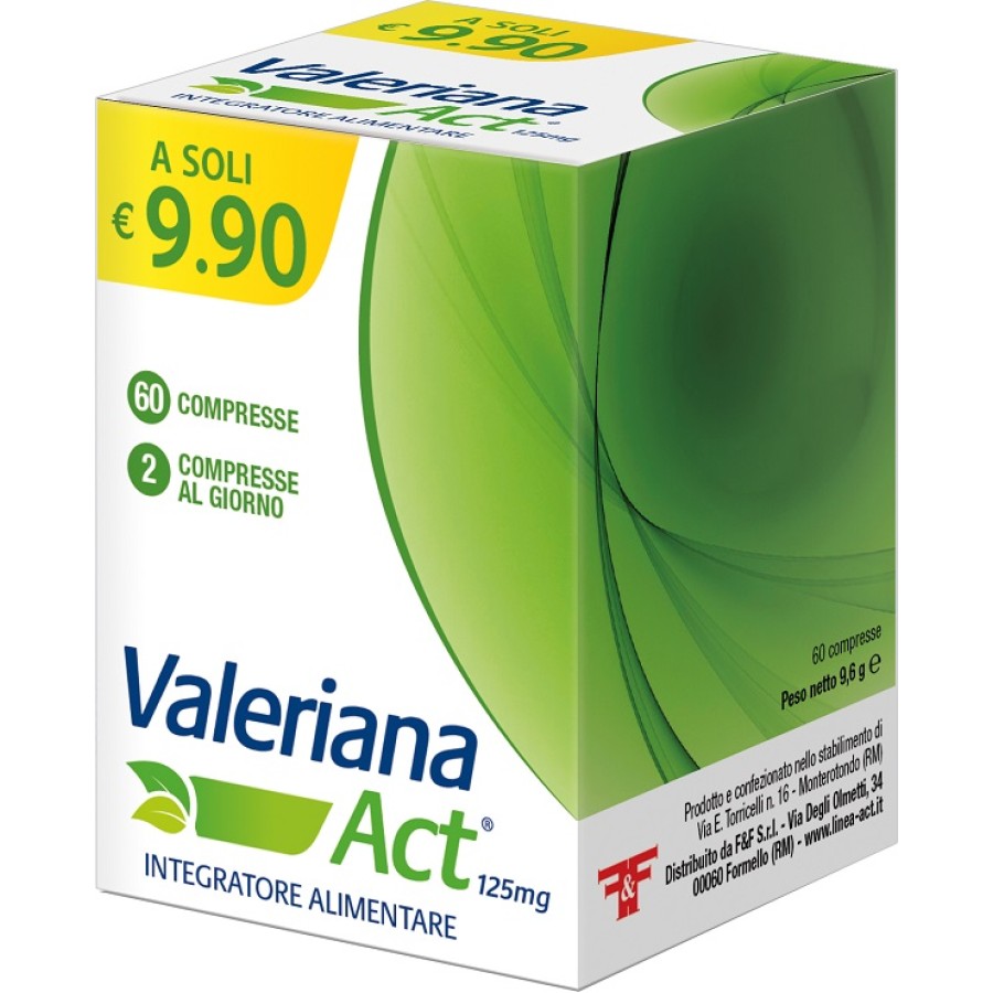 VALERIANA ACT 125 MG 60 COMPRESSE 