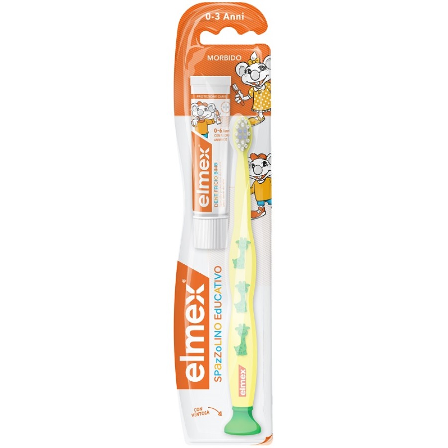 ELMEX SPAZZOLINO BIMBI EDUCATIVO NEW 0-3 ANNI ELMEX SPAZZOLINO BIMBI EDUCATIVO NEW 0-3 ANNI