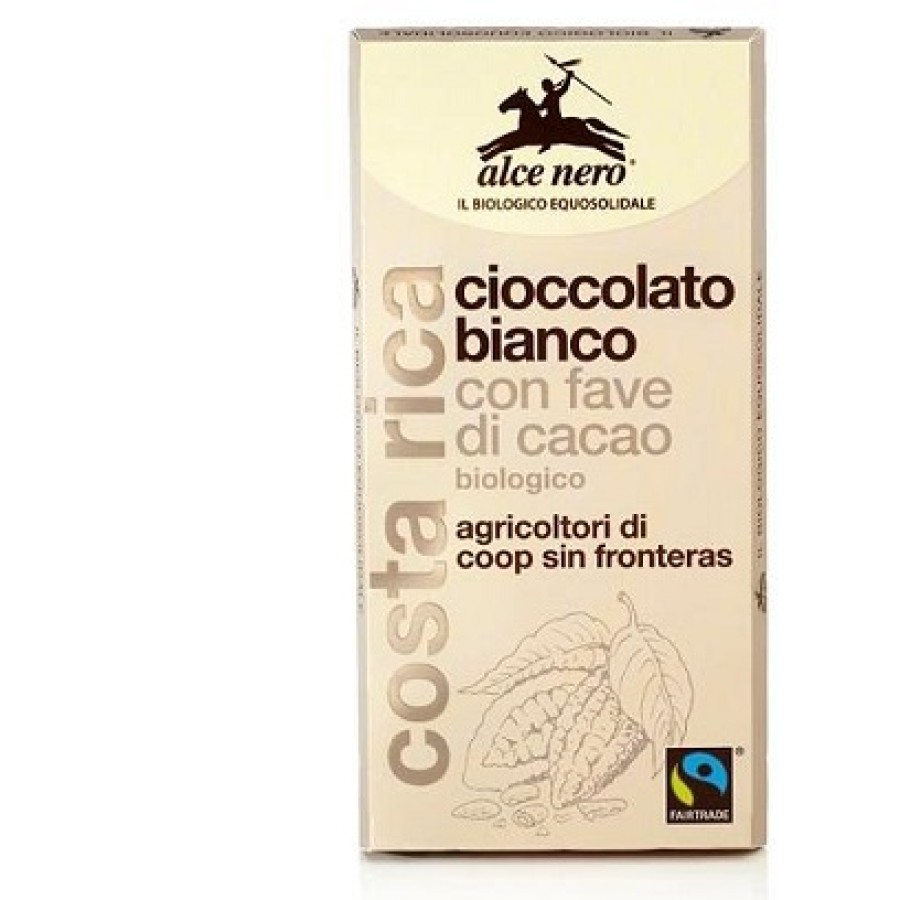 TAVOLETTA CIOCCOLATO BIANCO BIO CON FAVE FAIRTRADE100 G TAVOLETTA CIOCCOLATO BIANCO BIO CON FAVE FAIRTRADE100 G