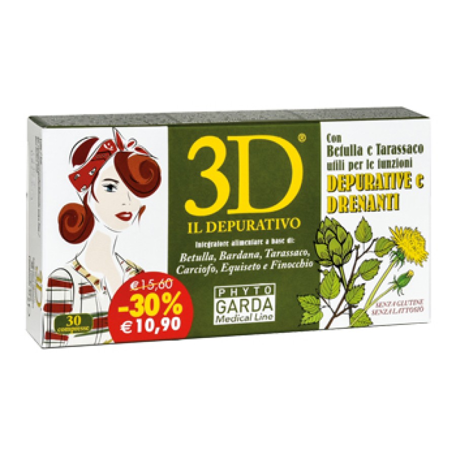 3D IL DEPURATIVO 30 COMPRESSE 3D IL DEPURATIVO 30 COMPRESSE