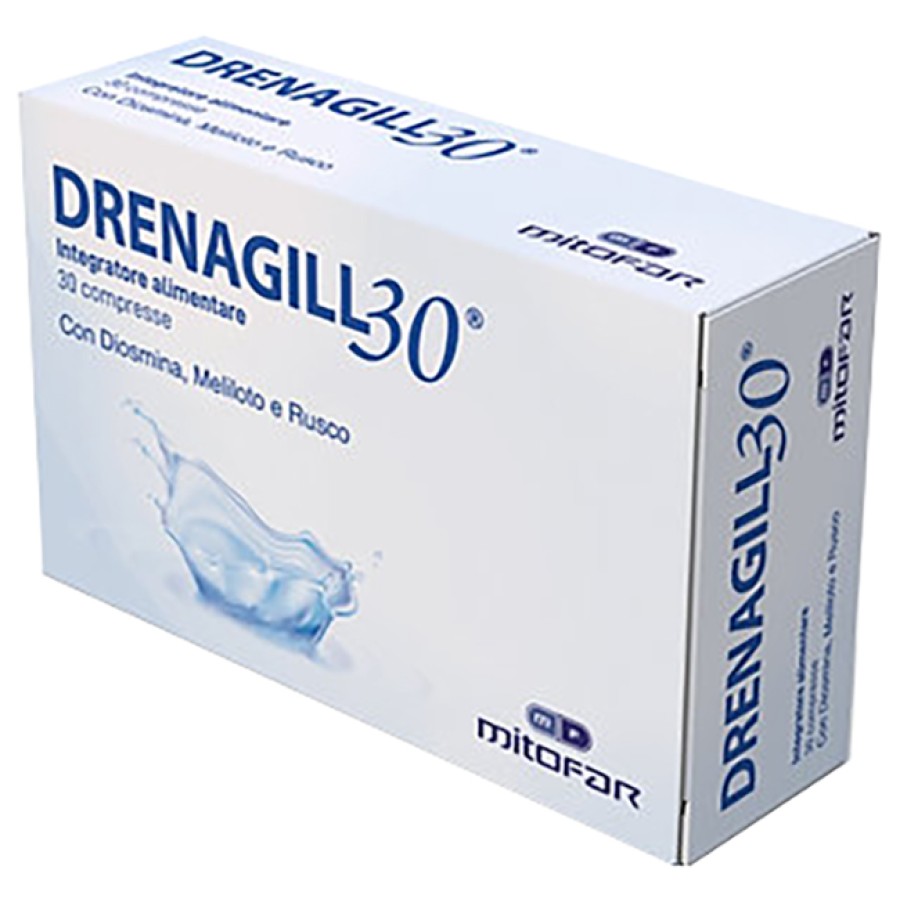 DRENAGILL 30 30 COMPRESSE DRENAGILL 30 30 COMPRESSE