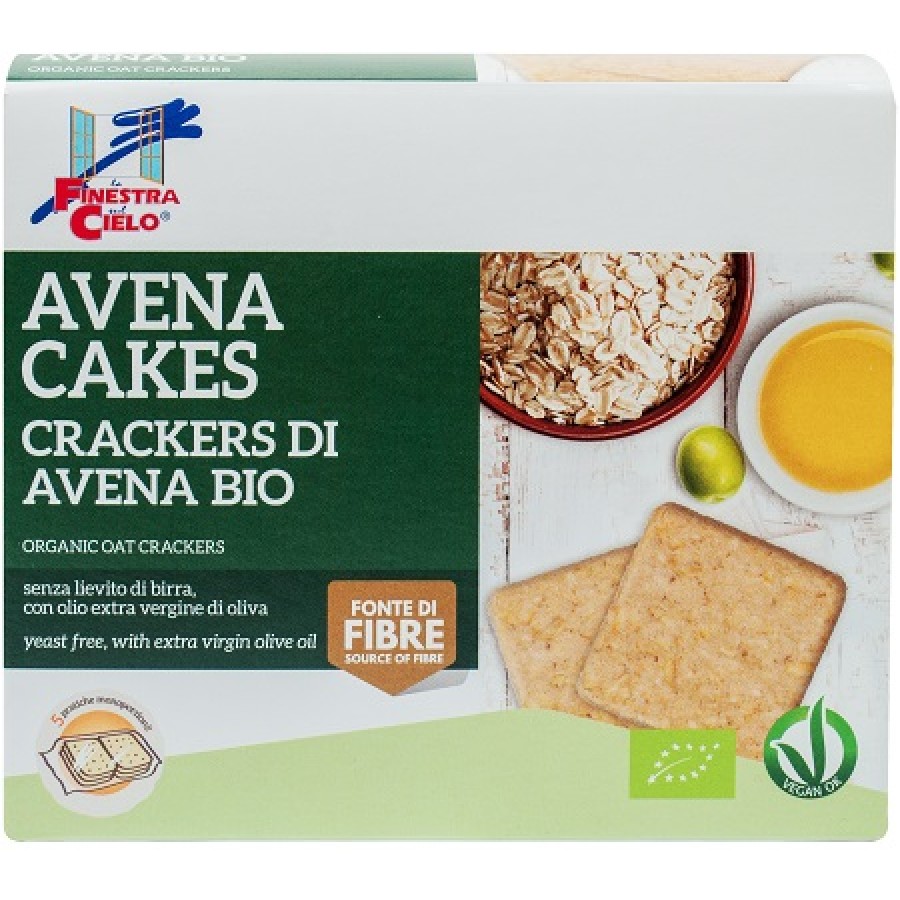 FSC AVENACAKES CRACKERS DI AVENA BIO VEGAN SENZA LIEVITO DI BIRRA CON OLIO EXTRAVERGINE DI OLIVA 250 G FSC AVENACAKES CRACKERS DI AVENA BIO VEGAN SENZA LIEVITO DI BIRRA CON OLIO EXTRAVERGINE DI OLIVA 250 G