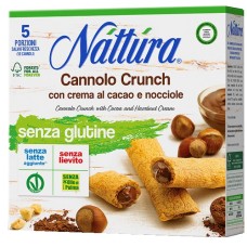 NATTURA CANNOLO CRUNCH CON CACAO E NOCCIOLE 5 X 25 G
