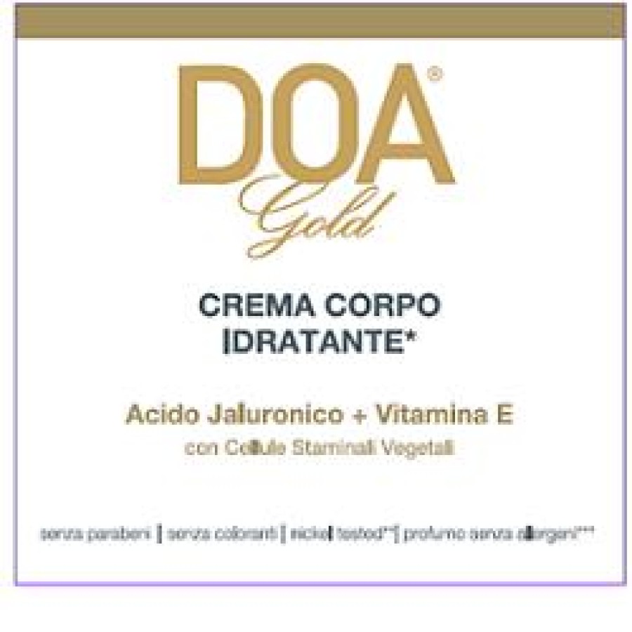 DOA GOLD CREMA CORPO DERMOELASTICA DOA GOLD CREMA CORPO DERMOELASTICA