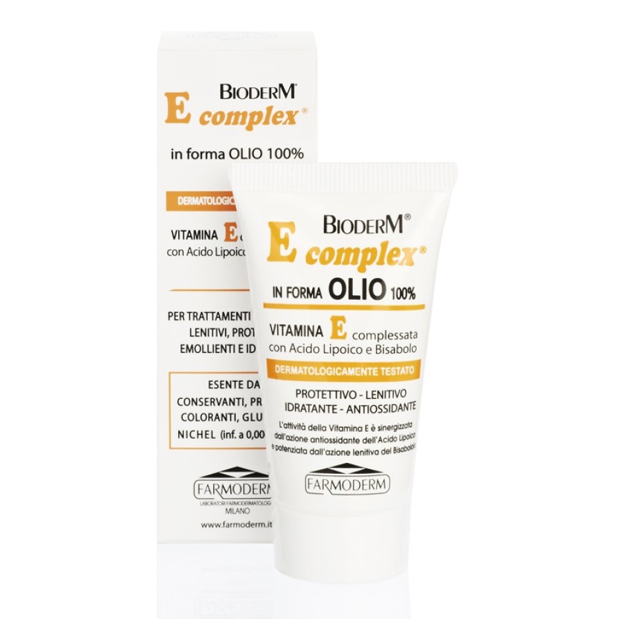 BIODERM E-COMPLEX OLIO TUBETTO 20 ML CON ASTUCCIO BIODERM E-COMPLEX OLIO TUBETTO 20 ML CON ASTUCCIO