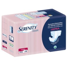 PANNOLONE A MUTANDINA SERENITY CLASSIC ULTRA ALOE LARGE 30 PEZZI PANNOLONE A MUTANDINA SERENITY CLASSIC ULTRA ALOE LARGE 30 PEZZI