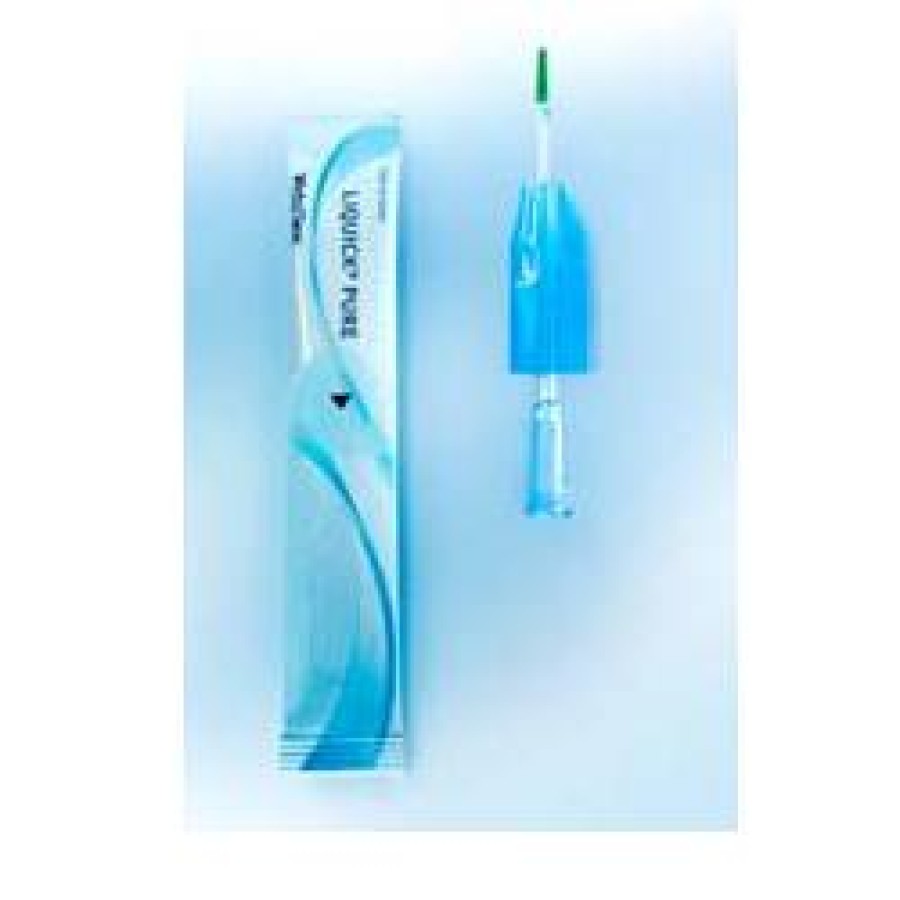 CATETERE VESCICALE PER DONNA LIQUICK PURE CH8 LUNGHEZZA 15 CM PUNTA FLESSIBILE ERGOTHAN 2 FORI SMUSSATI 30 PEZZI