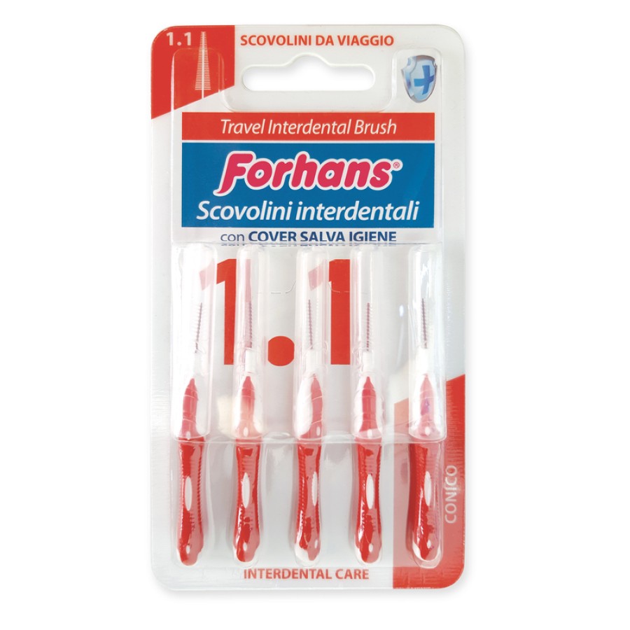 FORHANS TRAVEL INTERDENTAL BRUSH 1,1 FORHANS TRAVEL INTERDENTAL BRUSH 1,1