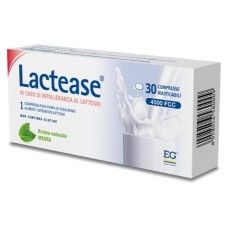 LACTEASE 4500 FCC AROMA MENTA 30 COMPRESSE MASTICABILI