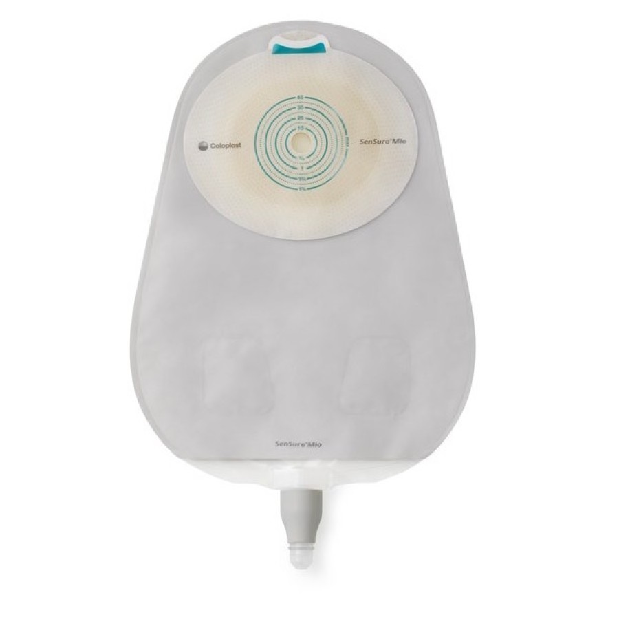 SACCA UROSTOMIA SENSURA MIO SISTEMA A UN PEZZO CON APERTURA ISPEZIONABILE MAXI OPACA 10-45 MM 30 PEZZI