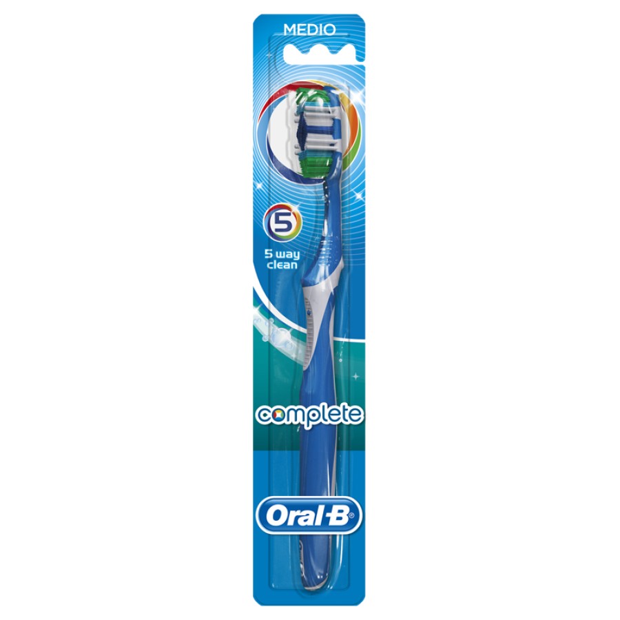 ORALB COMPLETE 5 IN 1 SPAZZOLINO MEDIO TESTINA 40 MM