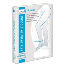 GLORIAMED THROMBOSIS 18 PUNTA CHIUSA CON FORO D'ISPEZIONE TUTTA COSCIA AUTOREGGENTE CORTO MISURA S 1 PAIO