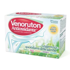 VENORUTON ANTIOSSIDANTE 20 BUSTINE OROSOLUBILI MONODOSE VENORUTON ANTIOSSIDANTE 20 BUSTINE OROSOLUBILI MONODOSE