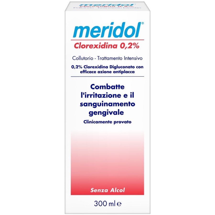 MERIDOL CLOREXIDINA 0,2% COLLUTORIO 300 ML MERIDOL CLOREXIDINA 0,2% COLLUTORIO 300 ML