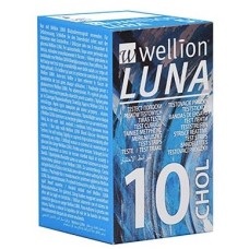 WELLION LUNA 10 STRIPS STRISCE PER MISURAZIONE COLESTEROLO