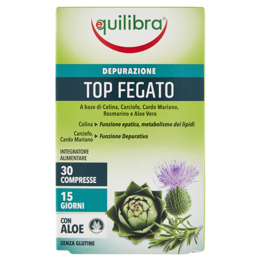 TOP FEGATO CON ALOE 30 COMPRESSE TOP FEGATO CON ALOE 30 COMPRESSE