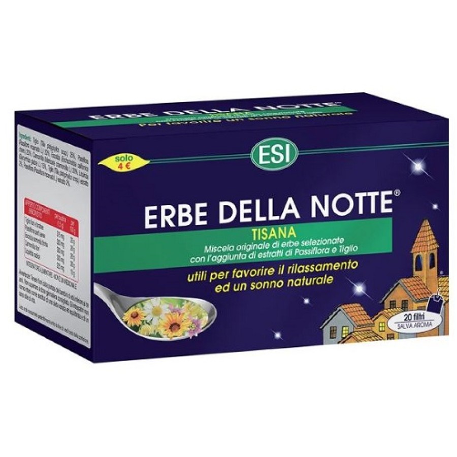 ERBE DELLA NOTTE TISANA 20 FILTRI ASTUCCIO 40 G