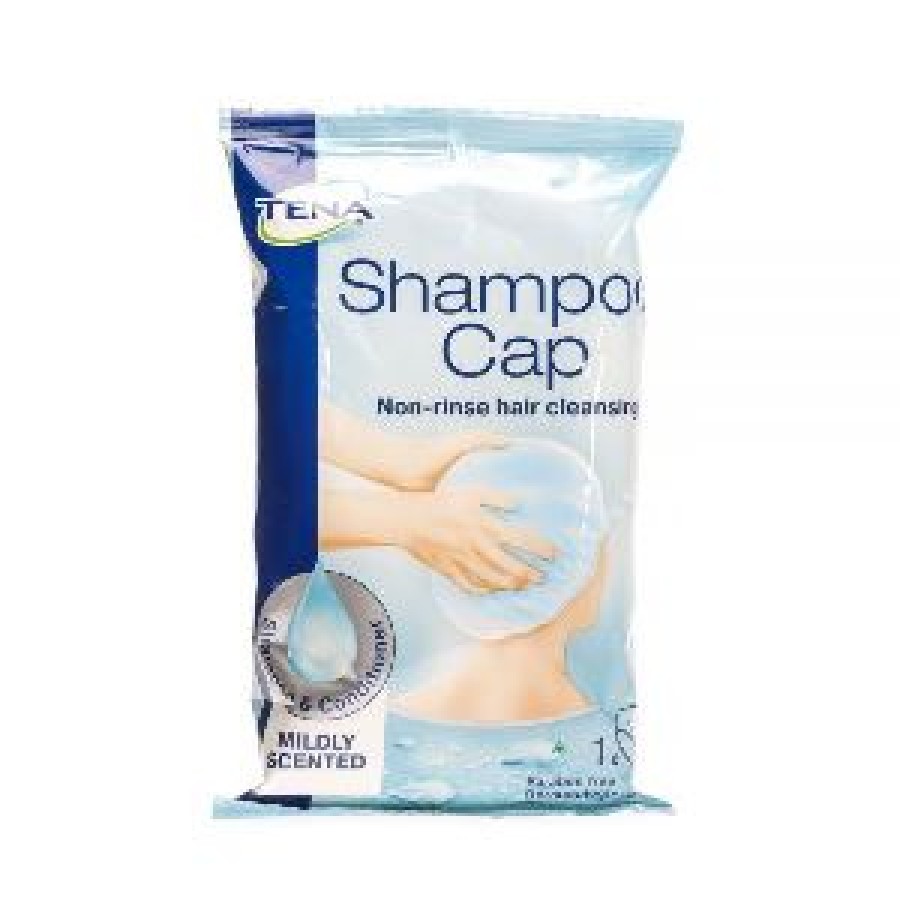 CUFFIA SHAMPOO PREUMIDIFICATA TENA SHAMPOO CAP CUFFIA 1 PEZZO CUFFIA SHAMPOO PREUMIDIFICATA TENA SHAMPOO CAP CUFFIA 1 PEZZO