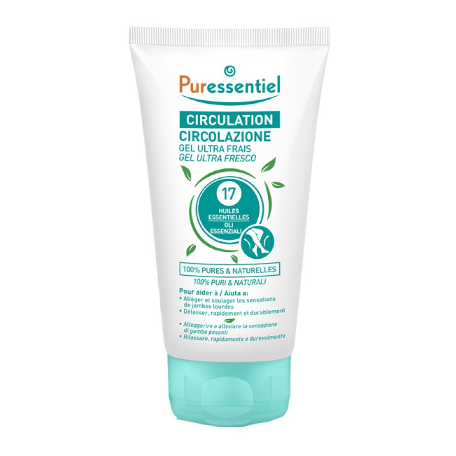 PURESSENTIEL GEL ULTRA FRESCO CIRCOLAZIONE 17 OLI ESSENZIALI 125 ML PURESSENTIEL GEL ULTRA FRESCO CIRCOLAZIONE 17 OLI ESSENZIALI 125 ML