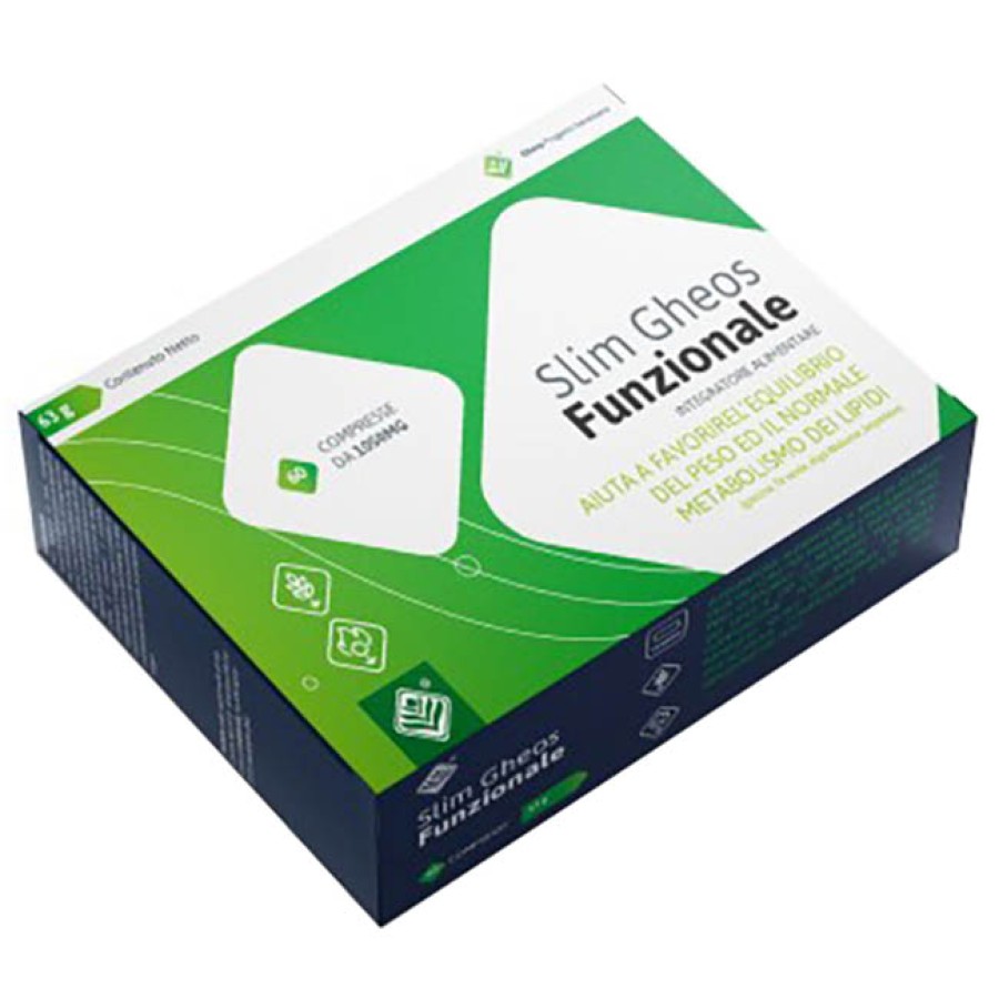 SLIM GHEOS FUNZIONALE 60 COMPRESSE 63 G SLIM GHEOS FUNZIONALE 60 COMPRESSE 63 G