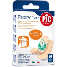 CEROTTO PIC PROTECTIVE MIX ANTIBATTERICO ANTISFREGAMENTO CON TAMPONE 20 PEZZI