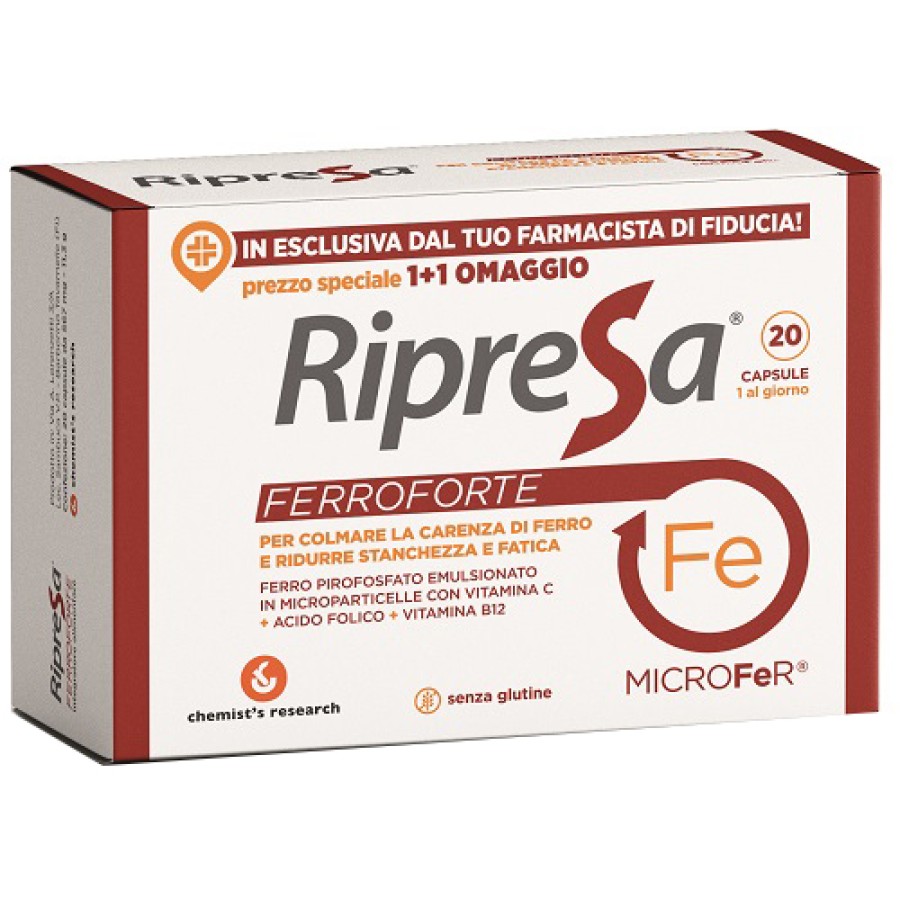 RIPRESA FERROFORTE 20 CAPSULE