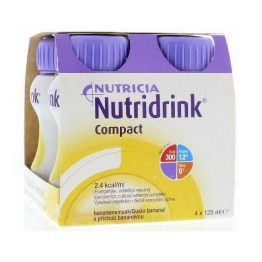 NUTRIDRINK COMPACT BANANA 4X125 ML