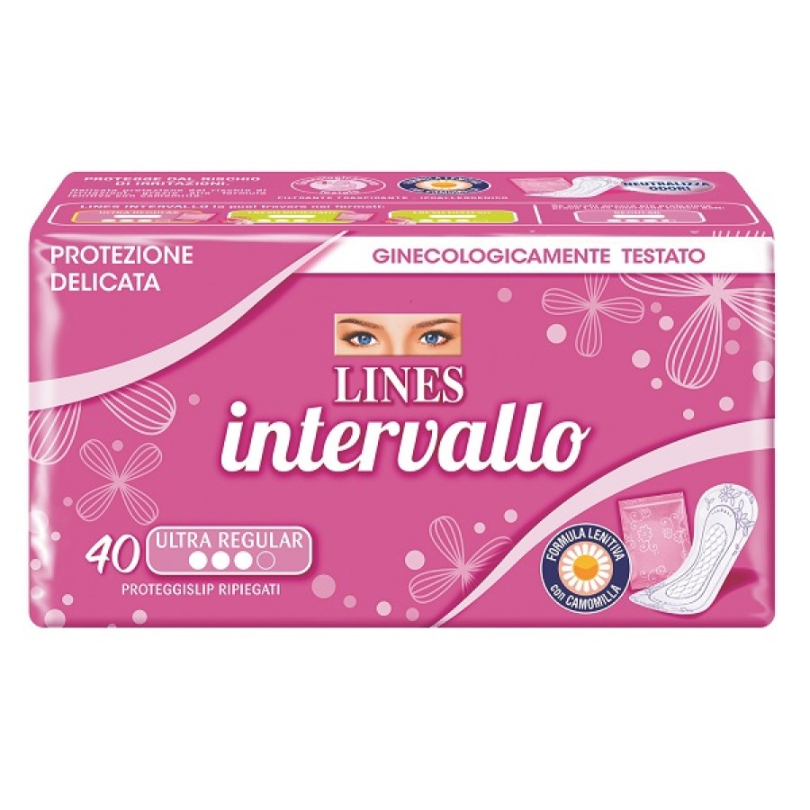 PROTEGGISLIP LINES INTERVALLO RIPIEGATO 40 PEZZI PROTEGGISLIP LINES INTERVALLO RIPIEGATO 40 PEZZI