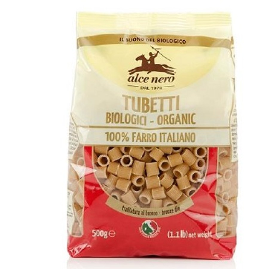 TUBETTI 100% SFARINATO DI FARRO BIO 500 G TUBETTI 100% SFARINATO DI FARRO BIO 500 G