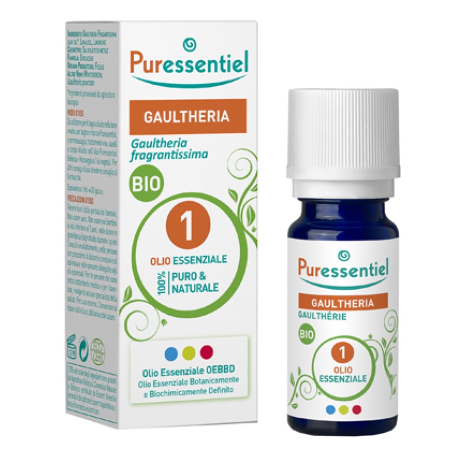 PURESSENTIEL OLIO ESSENZIALE GAULTHERIA BIO 10 ML PURESSENTIEL OLIO ESSENZIALE GAULTHERIA BIO 10 ML