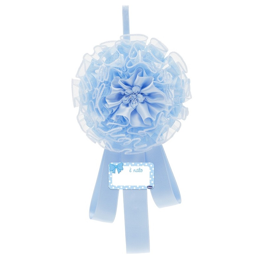 CHICCO ANNUNCIO NASCITA FIOCCO AZZURRO