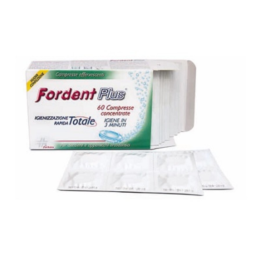 FORDENT PLUS 60 COMPRESSE CONCENTRATE PER DENTIERE E APPARECCHI ORTODONTICI FORDENT PLUS 60 COMPRESSE CONCENTRATE PER DENTIERE E APPARECCHI ORTODONTICI
