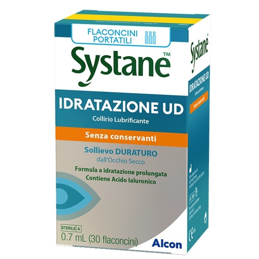 SYSTANE IDRA UD GOCCE OCULARI LUBRIFICANTI 30 FLACONI DA 0,7ML SYSTANE IDRA UD GOCCE OCULARI LUBRIFICANTI 30 FLACONI DA 0,7ML