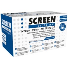SCREEN DROGA TEST 10 DROGHE CON CONTENITORE URINA