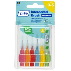 TEPE SCOVOLINI MISTI 6 PEZZI ROSA A VERDE